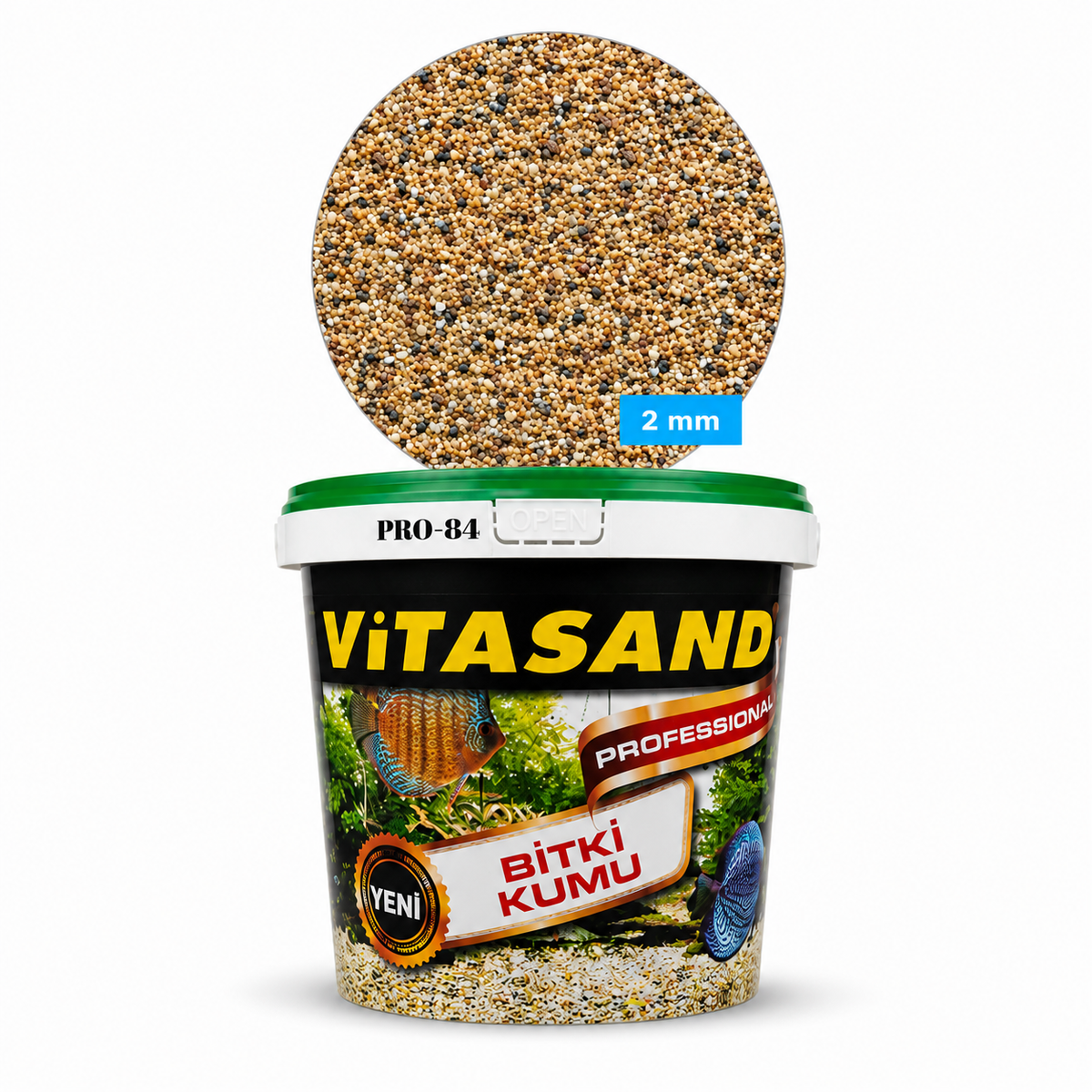 Vitasand Pro-84 Kuvars Dere Kumu 2mm 1 Kg