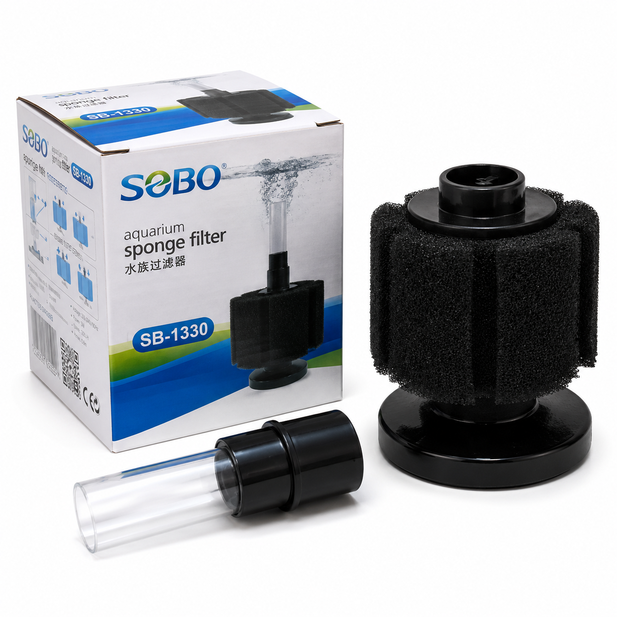 Sobo SB-1330 Silindir Sünger Filtre Kısa S Boy