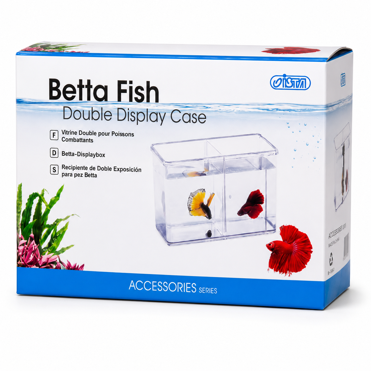 Ista Betta Fish Double Display Case – Çift Bölmeli Betta Kabı