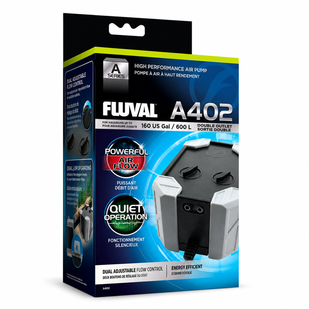 Fluval Air 402 Hava Motoru Çift Çıkışlı