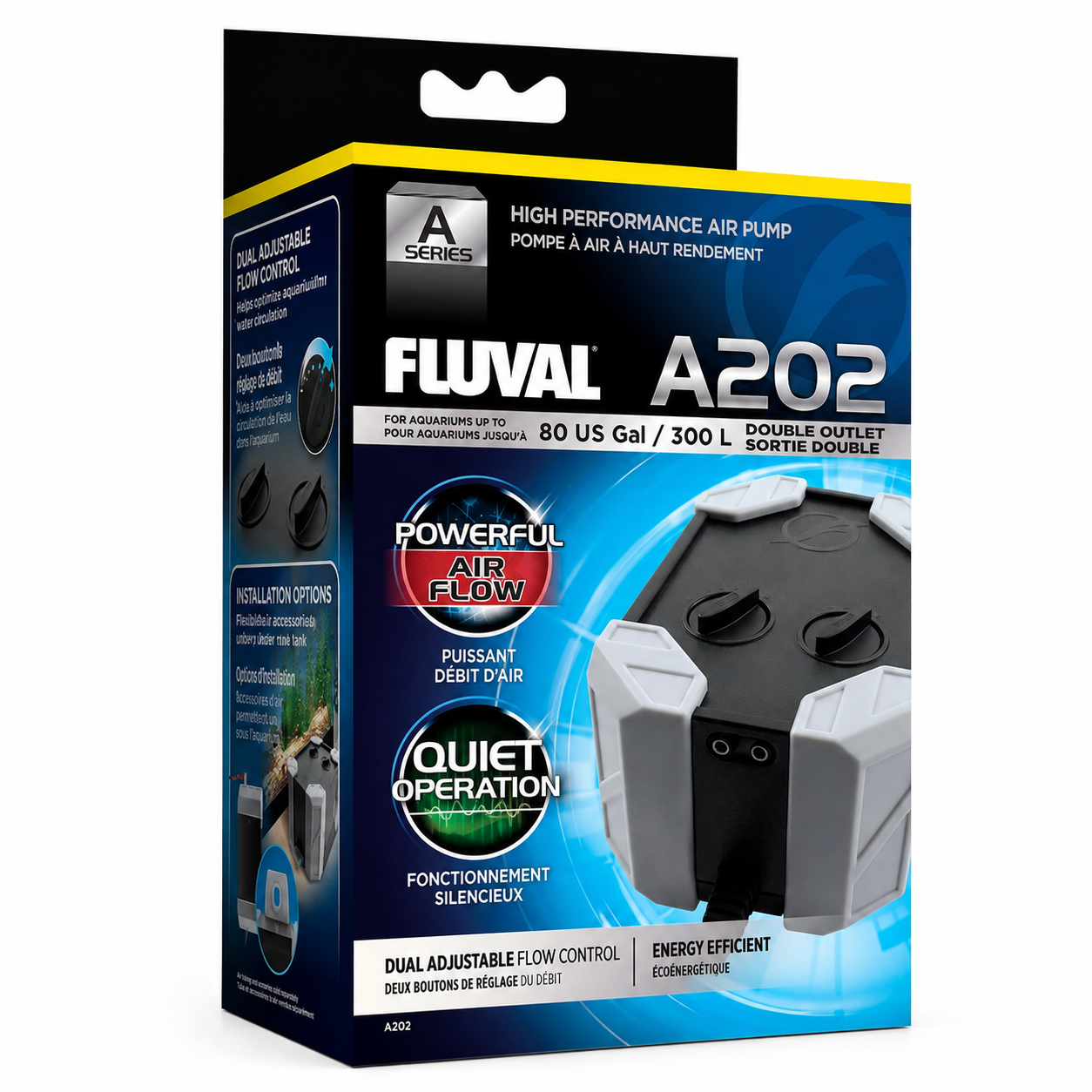 Fluval Air 202 Hava Motoru Çift Çıkışlı
