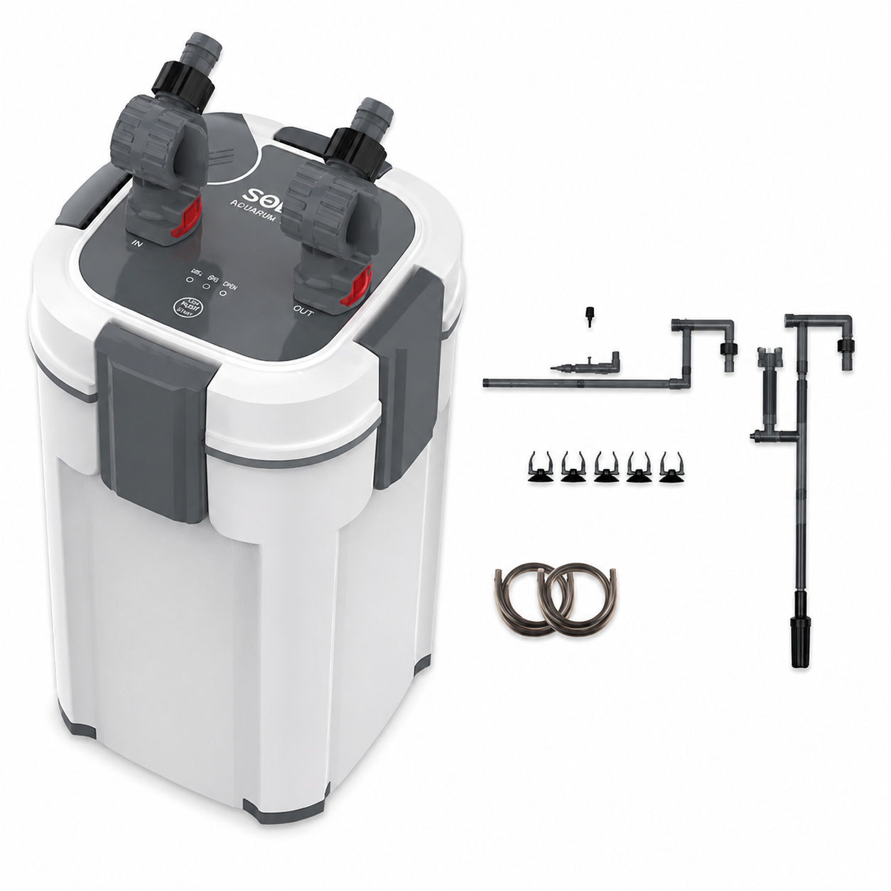 Sobo Dış Filtre 745-AQ-913F-UV 2500 L/h 9W UV Lambalı