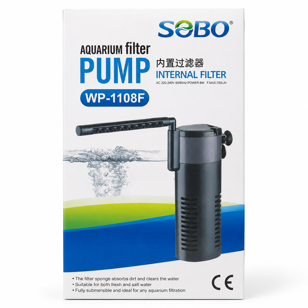 Sobo WP-1108F İÇ FİLTRE 700L/H