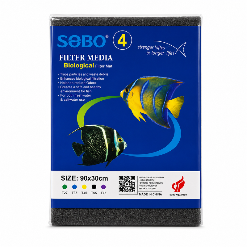 9030 Biyolojik Filtre Süngeri 90x30 cm Akvaryum Filtre Süngeri