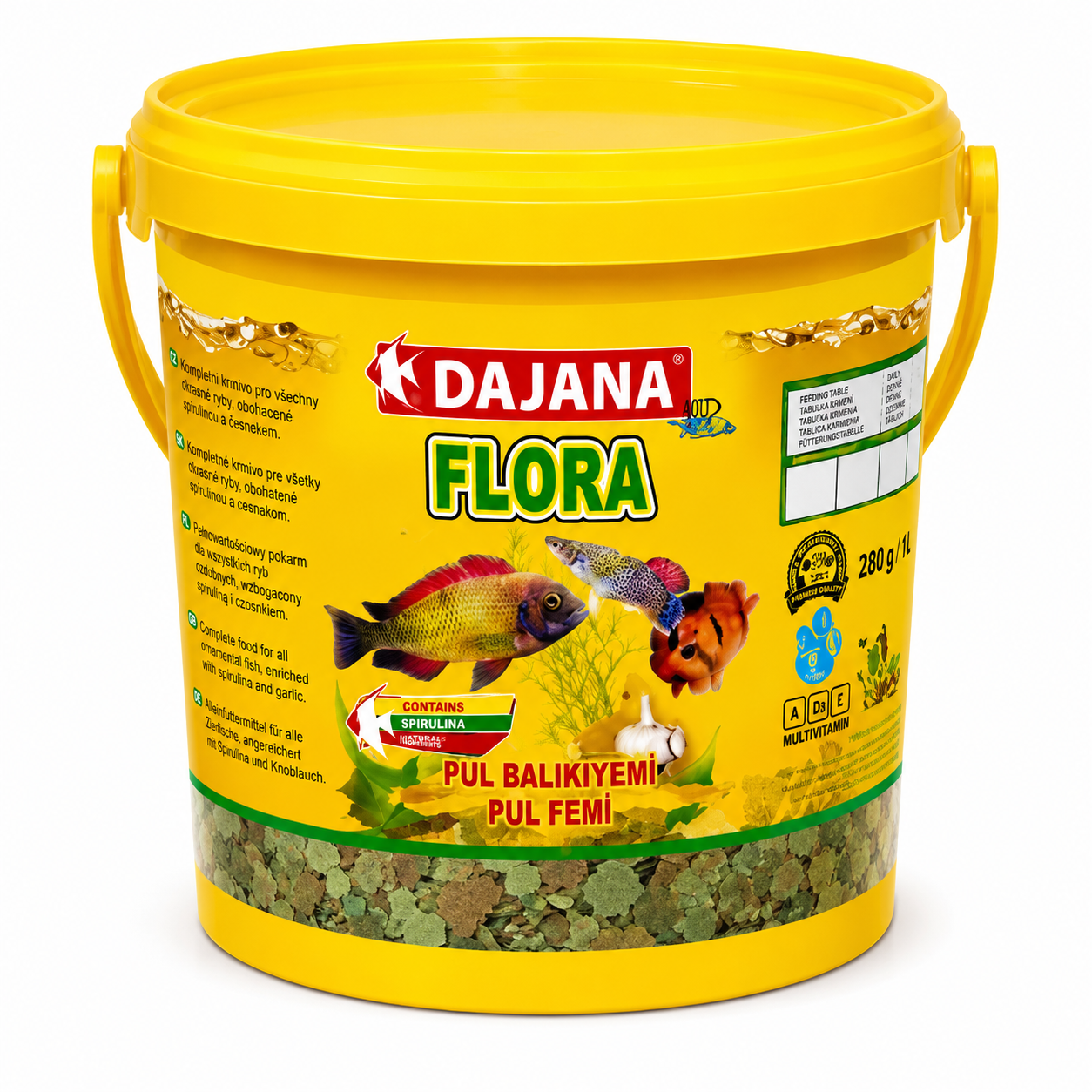 Dajana FLORA GARLİC SPİ& CHL. FLAKES BÖLME 100 g