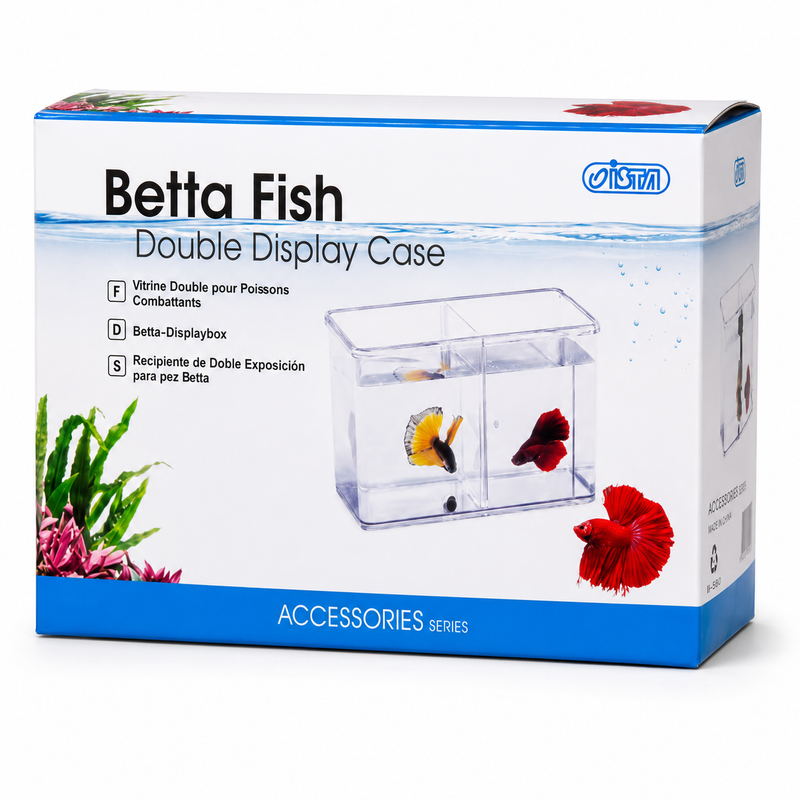 Betta Fish Double Display Case – Çift Bölmeli Betta Kabı